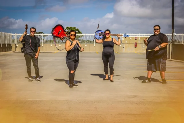 Did you know that we– the whole band– are the band for Brittany Baldwin Music as Brittany Baldwin & The Bee Stings? It's true! Totally different style of music, same good time. Aaaannnd... you can catch the buzz at Salty Nun tonight! Come say hi!