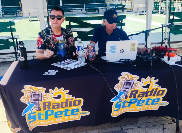 Thanks to @francisjkolb and @radio_stpete for having Tommy on air today and playing our single "Old Dog." Thank you for supporting local music!