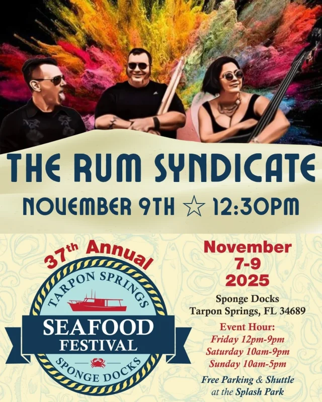 Coming soon!

#TarponSpringsSeafoodFestival